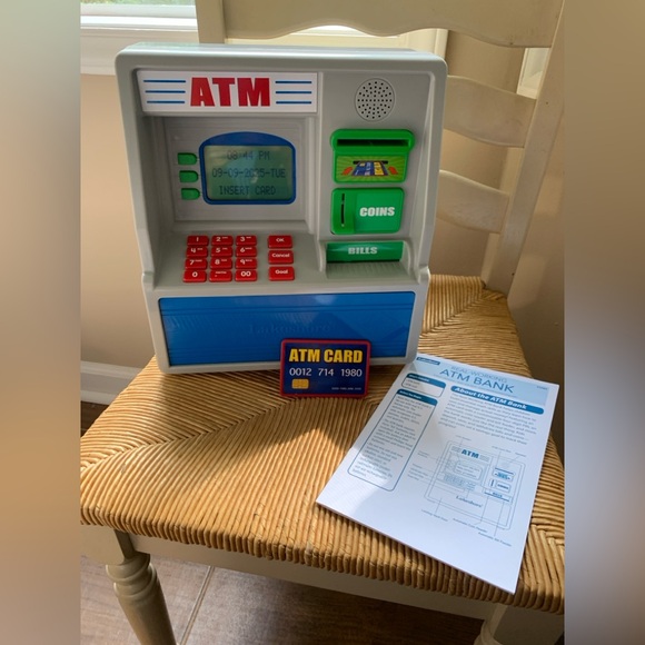 Lakeshore Real Working ATM Bank Learning Toy - Picture 1 of 9